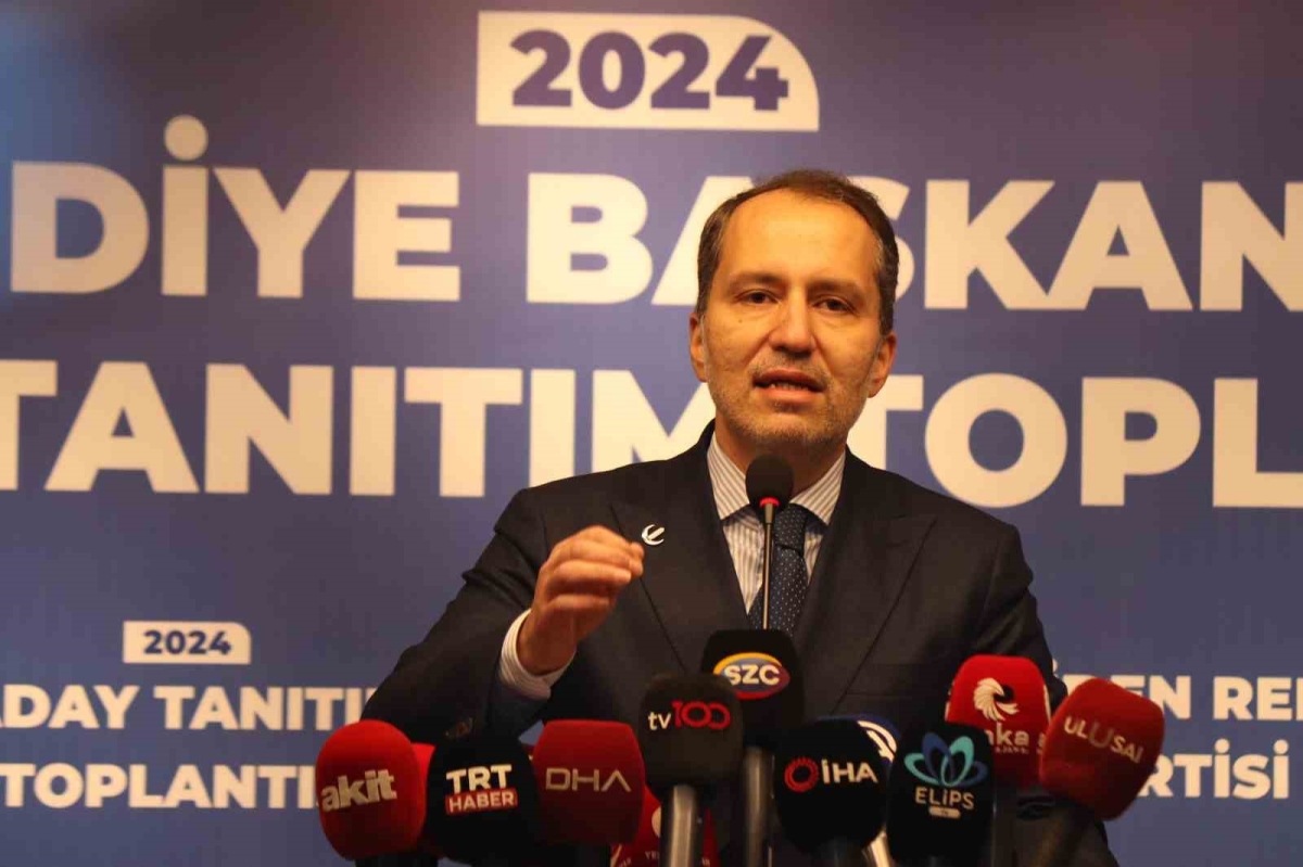 Yeniden Refah Partisi belediye başkan adaylarını açıkladı
